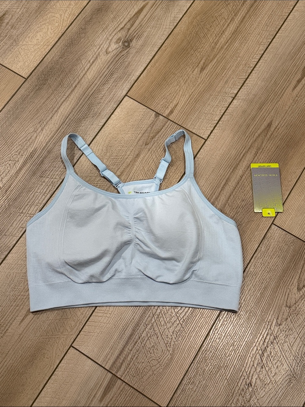 Seamless Light Blue Wireless Bralette